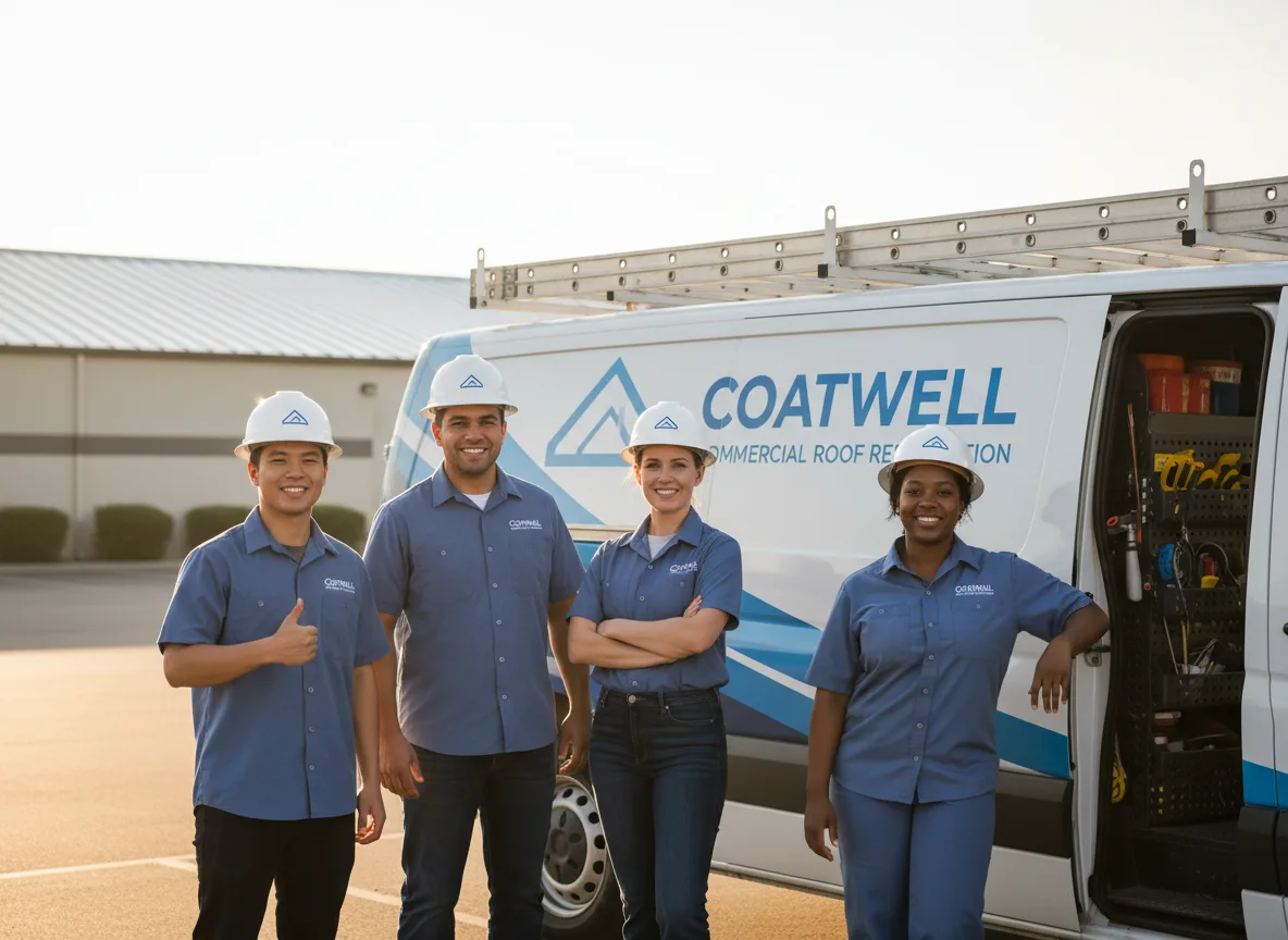 Commercial roof coating company in West Hills, CA